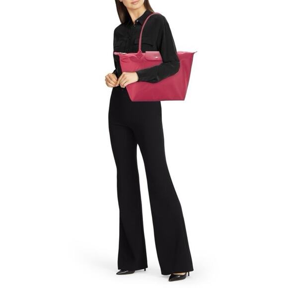 Longchamp Burgundy Tote Bag - Picture 14 of 16